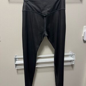 Black Sparkle High-Waisted Leggings